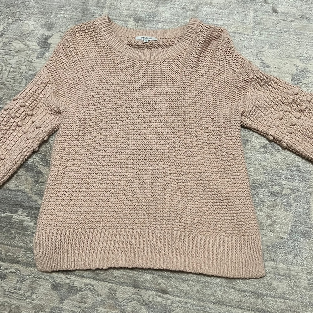 Madewell pink sweater size XXS